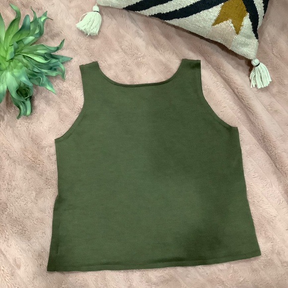 Eileen Fisher | Knit Shell Tank Top Size XL - Picture 3 of 6